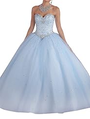 Sweetheart Organza/Satin General Print Sequined Lace-Up  Beaded   Ball Gown Quinceanera Dress  With Pearls