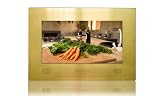 Evervue LT 18.5 Gold Finish Stainless Steel Kitchen TV