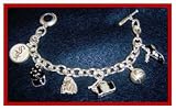 Chicago White Sox World Series Sterling Charm Bracelet - MLB Team Merchandise