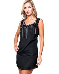 Sleeveless Polyester/Satin Draped  Cowl Neck Scoop Neck Cocktail Fall  Dress With Rhinestones