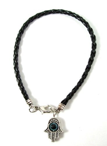 Hamsa Hand Kabbalah Black Thread String Bracelet Evil Eye