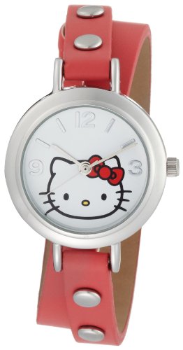 Hello Kitty Women's H3WL1002PK White Dial Watch