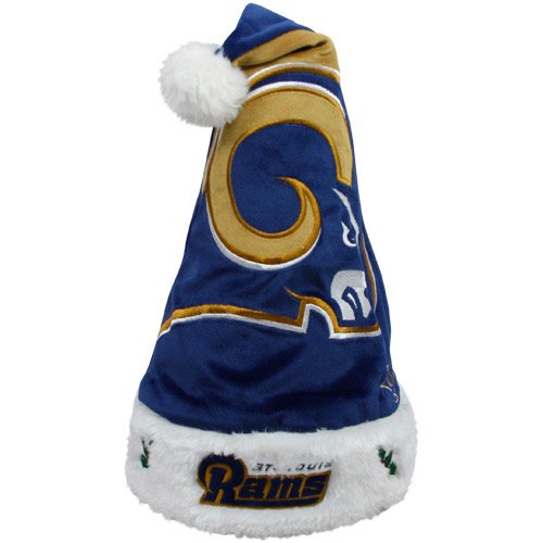 St. Louis Rams Santa Hat One Size Fits All