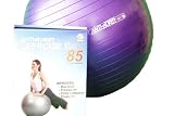 Anti Burst Yoga Ball 85 cm with Hand Pump. 600 lb. Capacity. Best Quality. GS Approved.