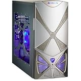 Xion II Silver ATX Mid-Tower Case with Clear Side Front USB and Audio Ports and 450-Watt Power Supply