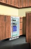 Sale Season 5.5 Cu. Ft. Beverage Merchandiser in Black with Glass Door Lock Wooden Shelves and Full-length Towel Bar Handle