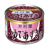 井村屋 ゆであずき 特4号缶 430g