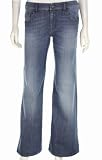 Diesel Womens Stretch Low Rise Medium Wash YBO Wide Leg Jeans