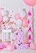 AOFOTO 5x7ft Sweet Baby Cake Smash 1st Birthday Party Photography Studio Backdrop Pink Girl Room Interior Decoration First Bday Celebration Balloons Chair Ornaments Background Photo Shoot Video Props