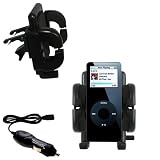 Apple iPod 80GB Auto Vent Holder with Car Charger - Uses Gomadic TipExchange