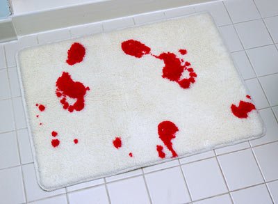 Bloody Bath Mat
