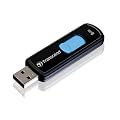 Transcend JetFlash 500 -  Memoria USB 2.0 8 GB color negro/azul