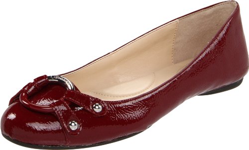 Calvin Klein Women's Patti Flat,Dark Red,8 M US