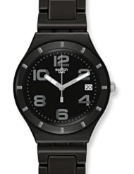 Swatch Irony Only Black Dial Aluminum Unisex Watch YGB4008AG