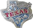 Mens TEXAS FLAG Alternative Retro Metal Belt Buckle