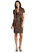 Tiana B Women's Two for One Sweater Dress, Black/Brown, X-Large