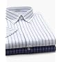 Van Heusen Blue Short Sleeve Wrinkle Free Dress Shirts