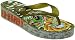 Ed Hardy Kim Women's Wedge Flip Flop Thong Sandals (7 M US, Army)