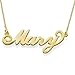 Personalized Name Necklace in 18k Gold Plated Sterling Silver - Necklace with Name Pendant Custom Made