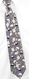 Chef Tonal by RM Style silver polyester extra long ties