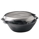 Nambe Round 3-Quart Casserole with Lid