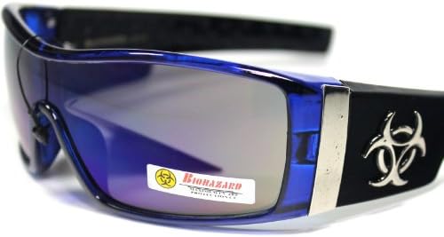 #BH3-HC3 BioHazard Eyewear Wrap Around Outdoor Sports Men's Sunglasses + Case
