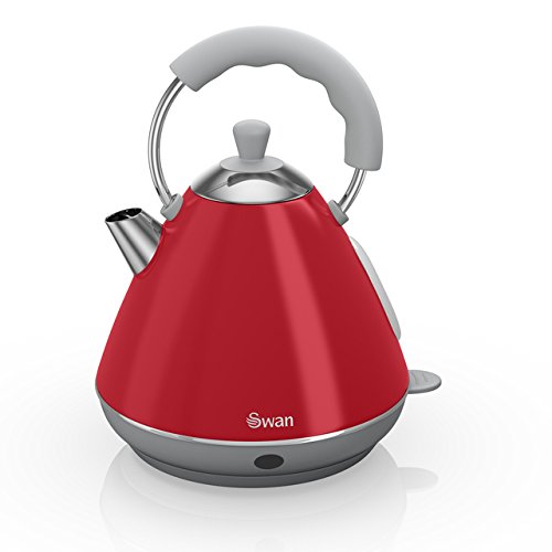 Cheap Price Swan Pyramid Kettle 2L, Red Buy Electric Kettles