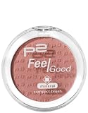 P2 Feel Good Mineral Compact Blush Rouge, 050 innocent rose, 5 g