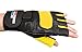 Brawn Fit Soft Leather Weight Lifting Gloves - with Wrist Support, Best Gym Equipment for Men & Women, Pullup Exercise Training, Padded Power Design, Weighted Barbell Workout, Fingerless Pro Gear