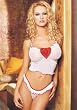 2Pc Mesh Ruffle Trim Halter Crop Top With Embroidered Heart Applique And Thong by Leg avenue