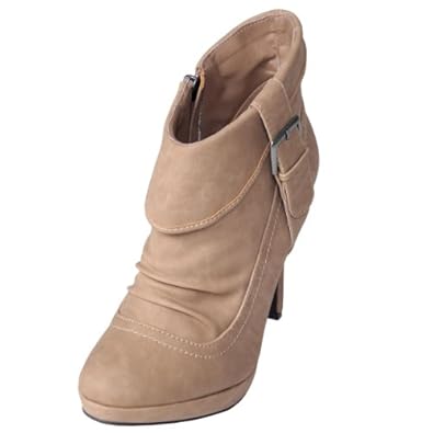 Journee Collection Womens High Heel Ankle Boot