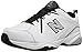 New Balance Men's MX608V4 Training Shoe, White/Black, 10.5 D US