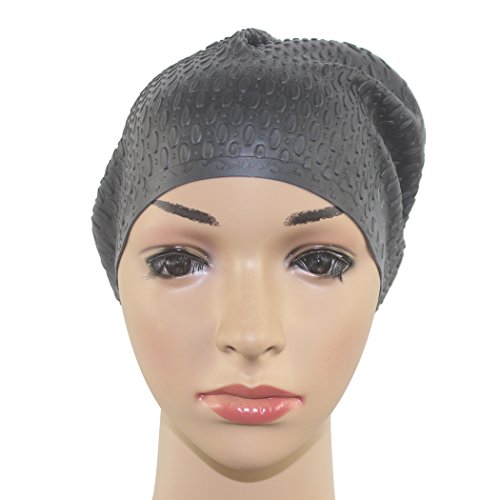 Dianoo Water Typle Silicone Swim Cap Waterproof Earmuffs Swimming