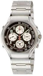 YEMA by Seiko of France Men's FLYGRAF Silver-tone Alarm-Chronograph Watch. Model: YE969