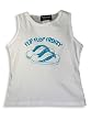 Next Concept - Girls Screen Painted Tank, White, Fuschia
