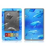 Swimming Dolphins Design Protective Decal Skin Sticker for Barnes and Noble Nook E-Book Reader