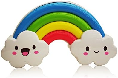 Kristen Nilson® #1 Best Halloween Rainbow LED Night Light Lamp for Baby, Kids & Children - Sleep Light - Illumination by Sound Sensor - Sleep Soother