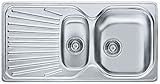Franke 101.0067.199 MOL 651 Stainless Steel Single/Half Bowl Kitchen Sink - Grey by FRANKE [並行輸入品]