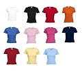 Lady-Fit Valueweight T von Fruit of the Loom S M L XL XXL XXL XXL verschiedene Farben sowie einen Pluspolkalender im Visitenkartenformat