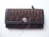 Etienne Aigner Black Espresso Geometric Checkbook Clutch Review