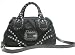 Guess Heartbreaker Large Satchel in Coal (BLACK) (GUESS HANDBAGS, PURSES, BAGS)