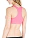 Juniors Racerback Push up Padded Thick Strap Bras (Medium, Neon Coral)