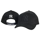 New York Yankees All Black Tonal Logo Adjustable Baseball Hat