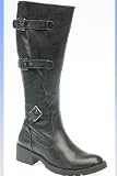 LADIES ADJUSTABLE CALF BIKER STYLE BOOT, NEW MODEL