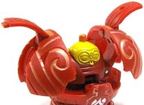 Bakugan B2 Bigger Battle Brawlers - Loose Figure - CLAYF (Pyrus - Red)