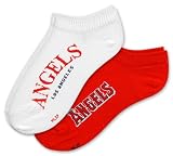 Los Angeles Angels Women's No-Show Socks (2 Pack)
