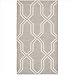 Safavieh DHU559G-3 3 ft. x 5 ft. Small Rectangle Contemporary Dhurries, Grey and Ivory, Hand Woven Rug
