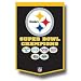 Pittsburgh Steelers Super Bowl XLIII Champions Commemorative Dynasty Banner