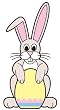 Easter Bunny Large Standup Poster