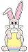 Easter Bunny Large Standup Poster
